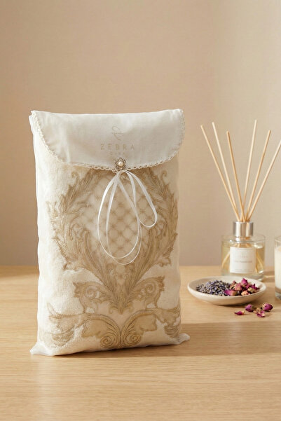 ZEBRACASA Ornella Çeyizlik Keseli Havlu