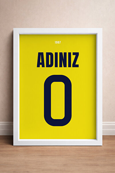 HOMEPACK Kişiye Özel Taraftar Tablosu, Çerçeveli Takım Tablosu, Taraftar Post...