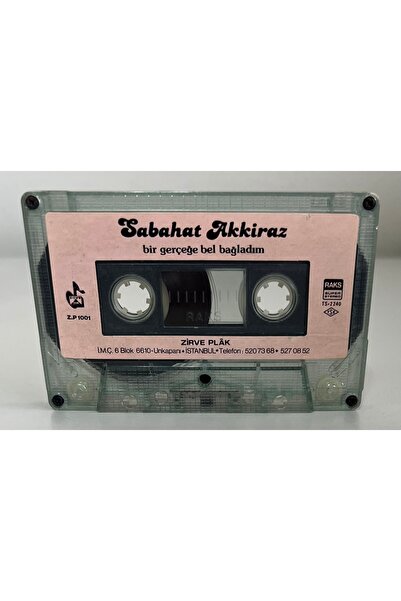 Raks Sabahat Akkiraz Bir Gerçeğe Bel Bağladıم Kağıt Baskı Kaset (لا يوجد كرتو...