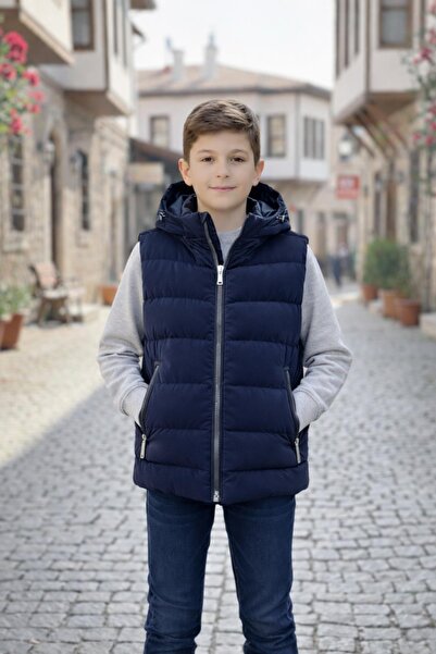 Pina Kids Boy's Hooded Puffer Vest