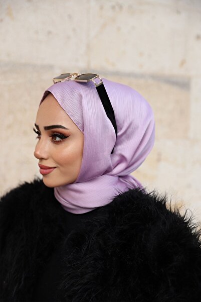 KUQOS شال من سلسلة سافير إيبلك - شال حريري للحجاب بتصميم مضاد للانزلاق ومقاوم...