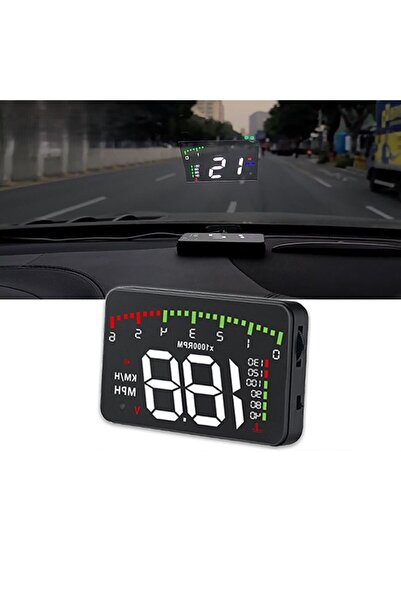 WiderMarkt Araç Head Up Display – Cam Yansıtmalı Dijital Hız Göstergesi, RPM,...