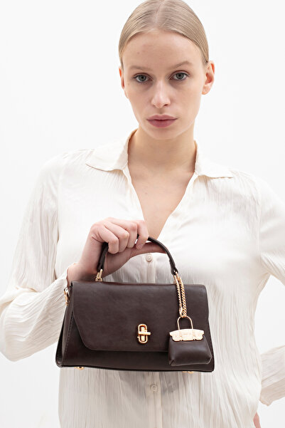 Matthew Cox حقيبة كتف نسائية باللون البني BYN2470