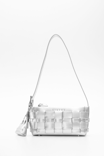 Sisley Women's Shoulder Bag Silver Sly354