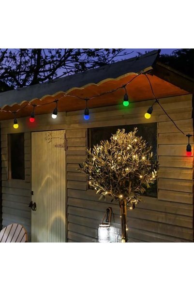 proled Ghirlandă luminoasă, 10 metri cu becuri LED colorate 20 incluse E27, IP44