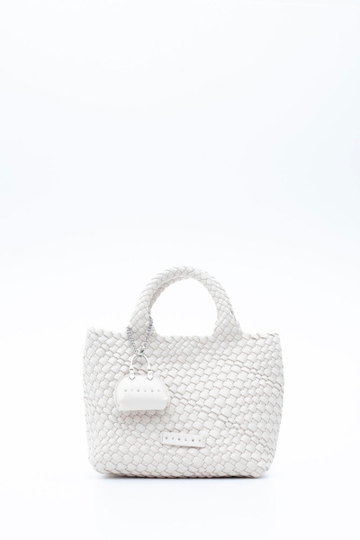 Sisley حقيبة كتف نسائية بيضاء SLY333