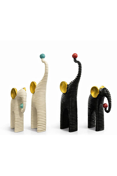 Epilons Decorative Polyester Elephant Set of 2