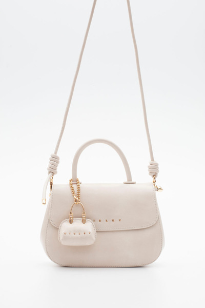 Sisley حقيبة كتف نسائية بيضاء SLY350