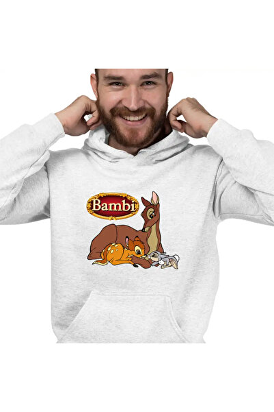 OEM Men's Sweatshirt Bambi Mama Thumper Deer Forest