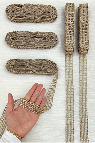 ZEYMERADE Silvery Mink Mesh Ribbon 2.5cm 10m, Bride, Groom, Bundle, Dowry, En...