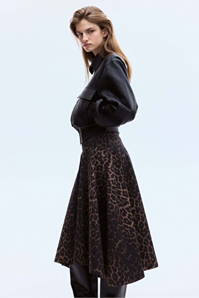 H&M Flared twill skirt