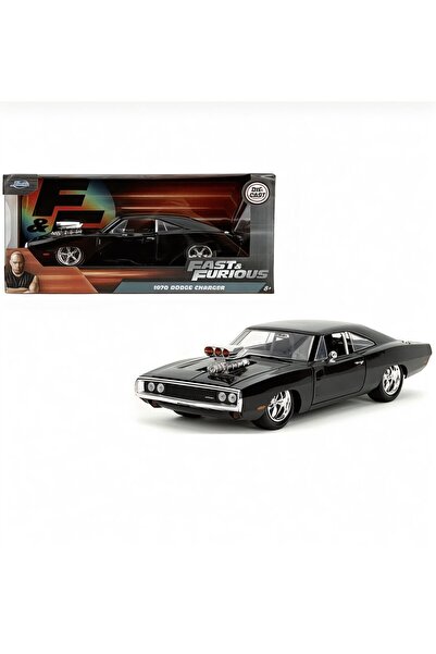 Sunman Fast & Furious 1970 Dodge Charger Die Cast Metal Model Araba 1:24