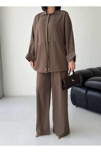 Lamierra Double Set with Waist Drawstring Detail