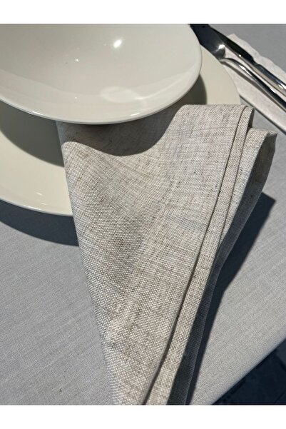 Lucien Home Linen Blended Kanava Fabric Napkin Set of 4