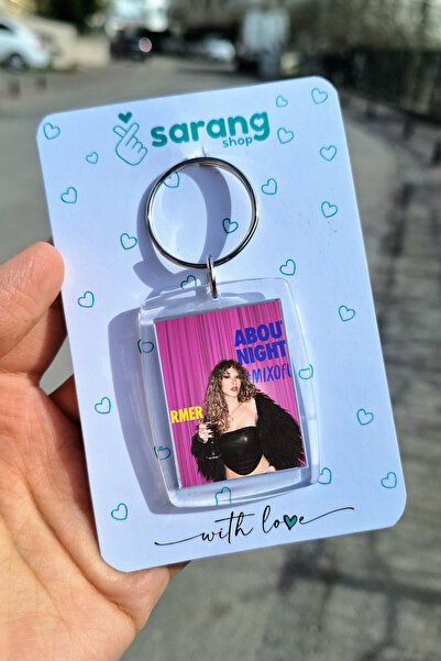 SARANG Transparent Frame Keychain - Pink Aydeed Ayça