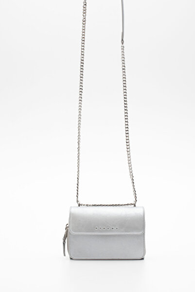 Sisley Women's Shoulder Bag Silver Sly422