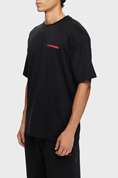 LES BENJAMINS Sırt Baskılı Pamuklu Relaxed Fit Bisiklet Yaka T Shirt Erkek T ...