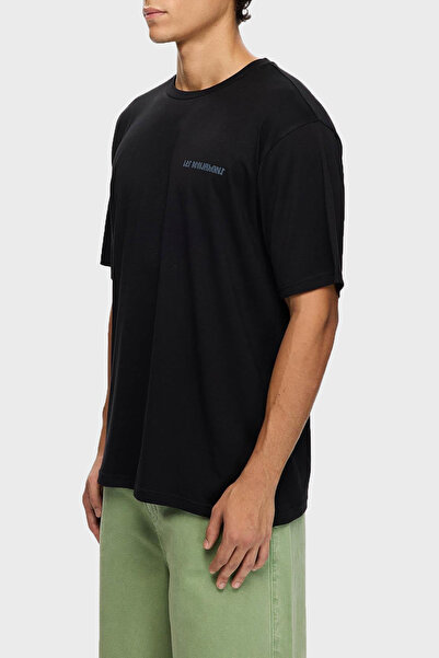 LES BENJAMINS Чоловіча футболка з принтом на спині, з бавовняної тканини, віл...