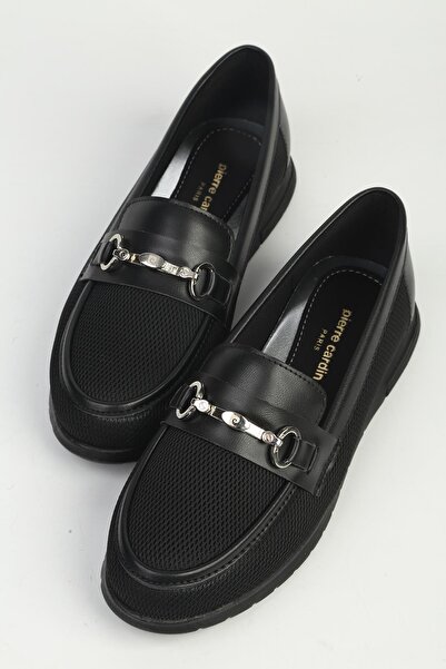 Pierre Cardin Дамски черни мокасини PC-55735