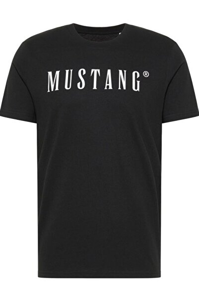 Mustang Tricou Barbati, Mustang, Bumbac, Negru, 3XL