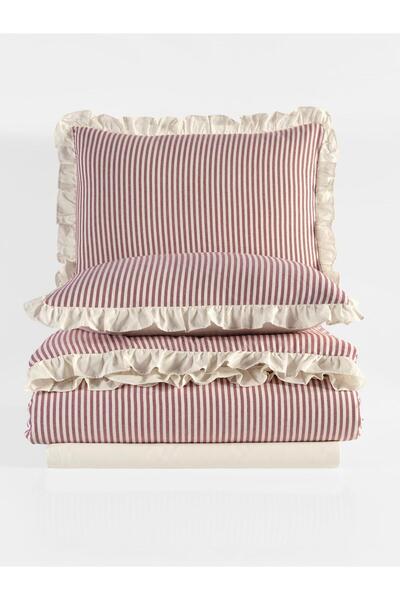 Uçkan home 100% ОРГАНИЧЕН ПАМУК, ПРАНИ, С НАБОРИ, ДВОЙНО ЛЕГЛО