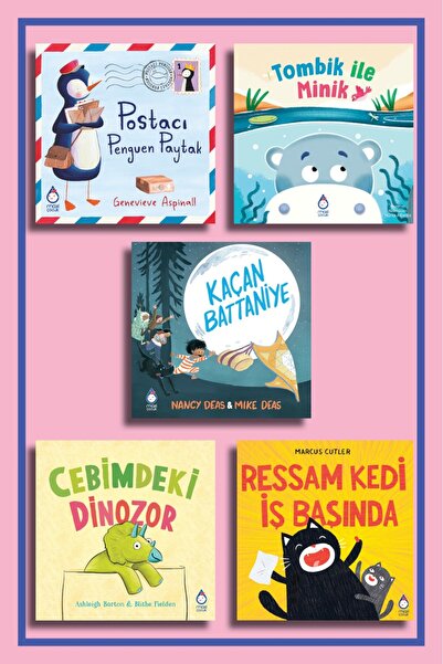 Maxi Yayıncılık Eğitici Ve Eğlenceli 5'li Çocuk Kitabı Seti 01