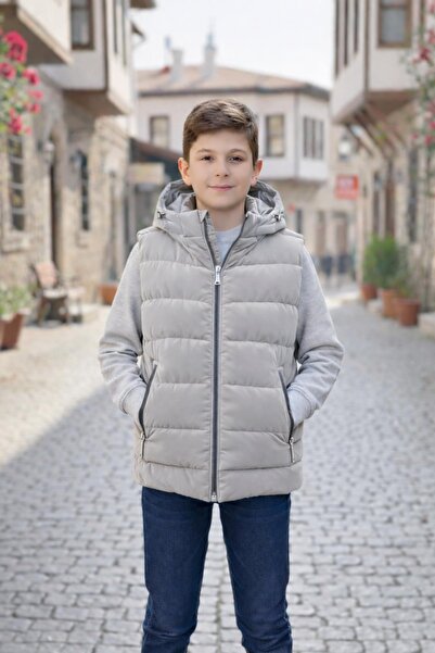 Pina Kids Boy's Hooded Puffer Vest