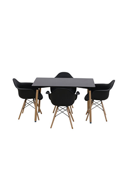 concent جلسة طعام طاولة واربعة كراسي مريحة