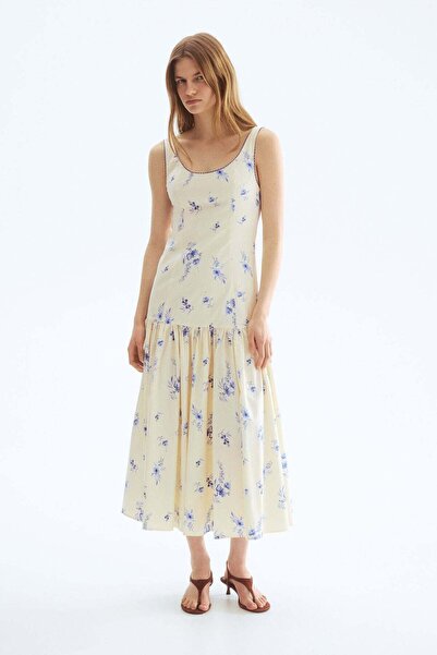 H&M Long cotton dress