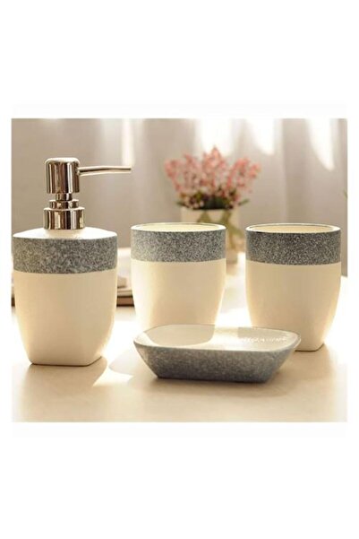Generic Elegant Ceramic Bathroom Set 4 Pieces