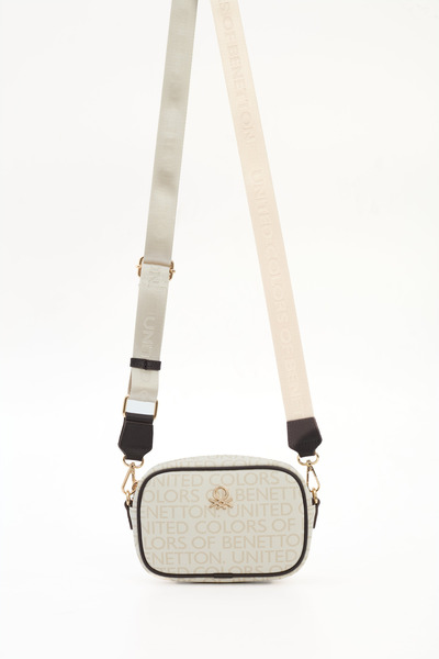United Colors of Benetton Women's Shoulder Bag Beige-Brown Bnt1791