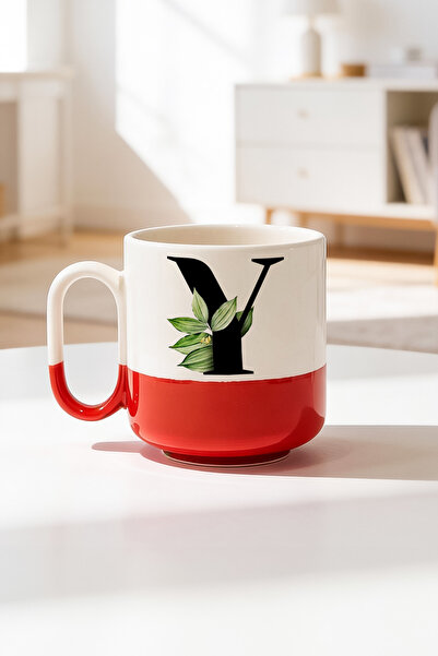 BB TRADE Letter Y Designed Ceramic Printed Pro Mug 330ml