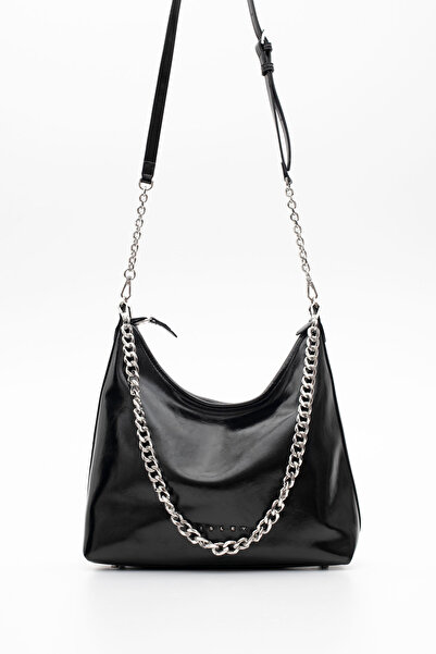 Sisley حقيبة كتف نسائية سوداء SLY379