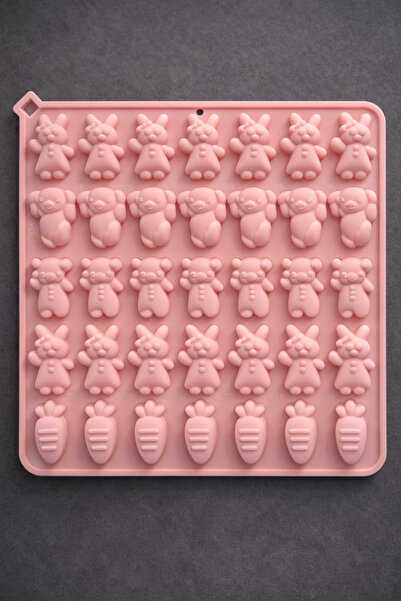 Adana Pasta Malzemeleri BT-221 JELİBON SİLİKON KALIP HEYVAN TAVŞAN TEMALI 18 ...