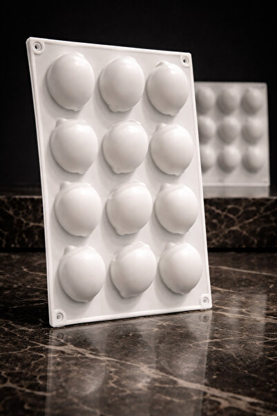 Adana Pasta Malzemeleri BT-1594 SİLİKON KALIP LİMON CEDRIC GORLET 6X4X3 CM