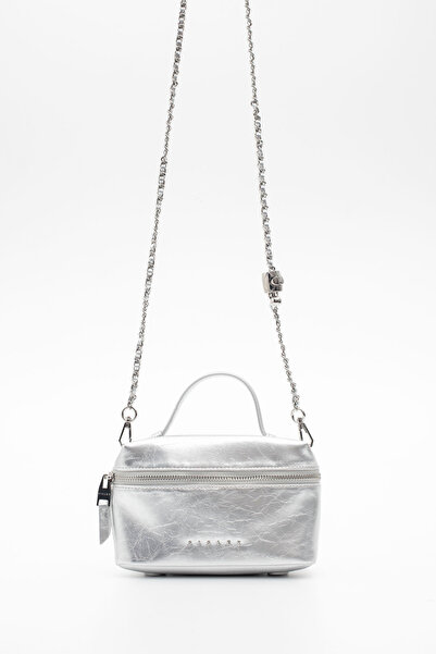 Sisley Women's Shoulder Bag Silver Sly357