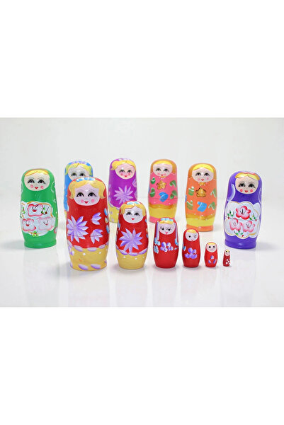 Epilons 6-Piece Wooden Matryoshka Set