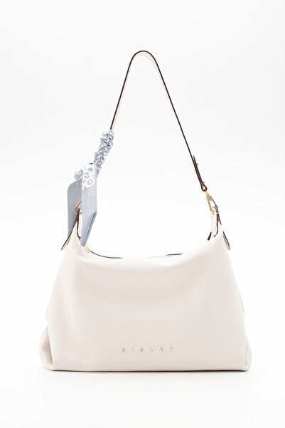 Sisley حقيبة كتف نسائية باللون الأبيض SLY434