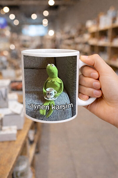 Kermit -aynen karşim, Baskılı Kupa Bardak