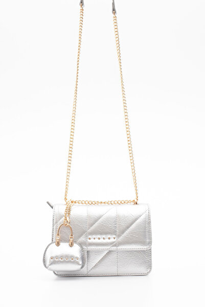 Sisley Women's Shoulder Bag Silver Sly403