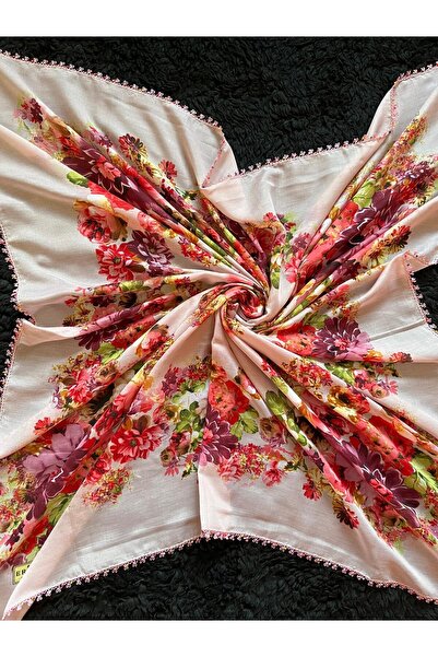 Beykan handmade Beaded Embroidered Scarf/Yemeni/Write/Headscarf