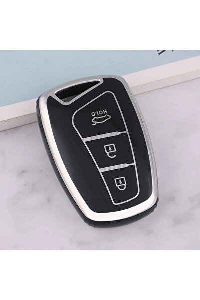 Alazpay Θήκη κλειδιού TPU για Hyundai Santa Fe Grandeur HG 3DM Grand Genesis ...