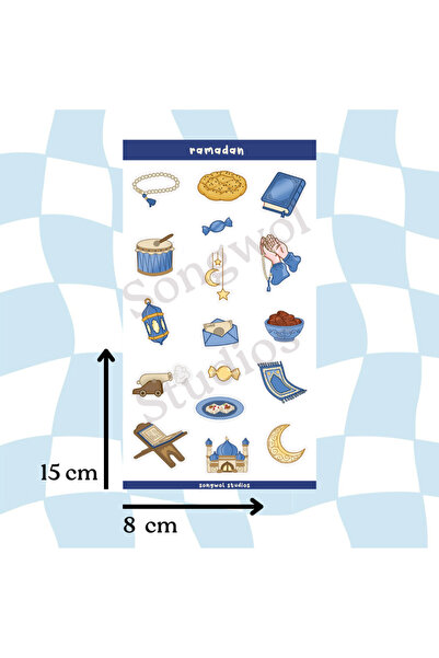 Songwol Studios Autocolant tematic Ramadan, Decalcomanie, Bullet Journal, Scr...