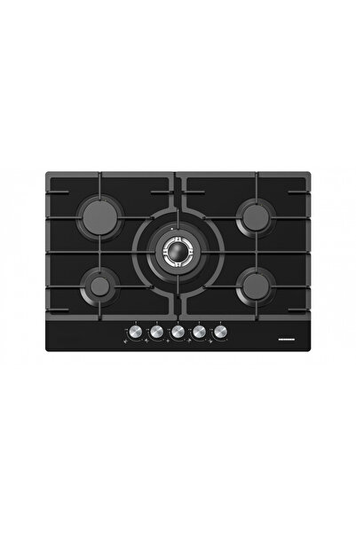 Heinner Plită pe gaz încorporată HBH-M705IWFGBK, 5 arzătoare, wok, aprindere ...