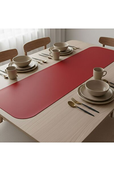 Grand Fine Art 1 Piece Leather Runner with Oval Edges - 40X140 cm