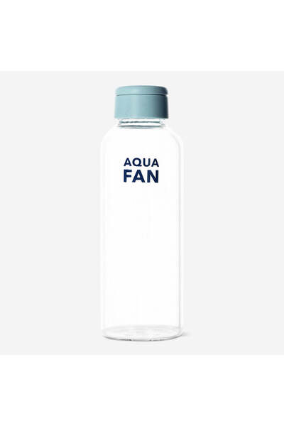 Flying Tiger Copenhagen Mavi Kapaklı Cam Su Şişesi 500 ml