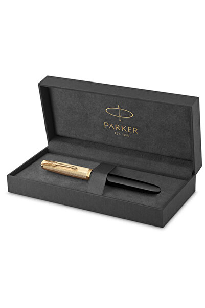 Parker Dolma Kalem Deluxe Siyah Gt 18K F Uç 51 2123511