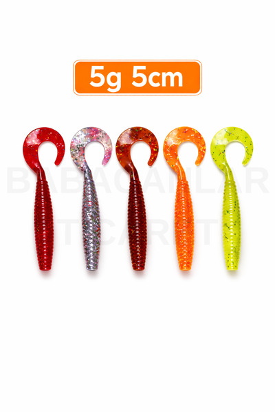 Arkhelais Kıvrak Kuyruk 5 cm 5 gr – Levrek ve Tatlı Su Uyumlu