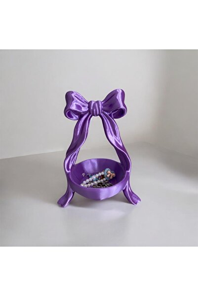 Baalaa 3D Printing-Multi-Purpose Jewelry and Keychain Bowl with Bowknot-Jewel...