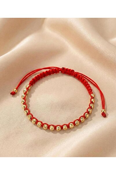 HANMADE Luxury Adjustable Bracelet With Red Beads
